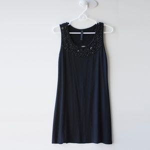 Embroidered Mini Dress (Back Open)